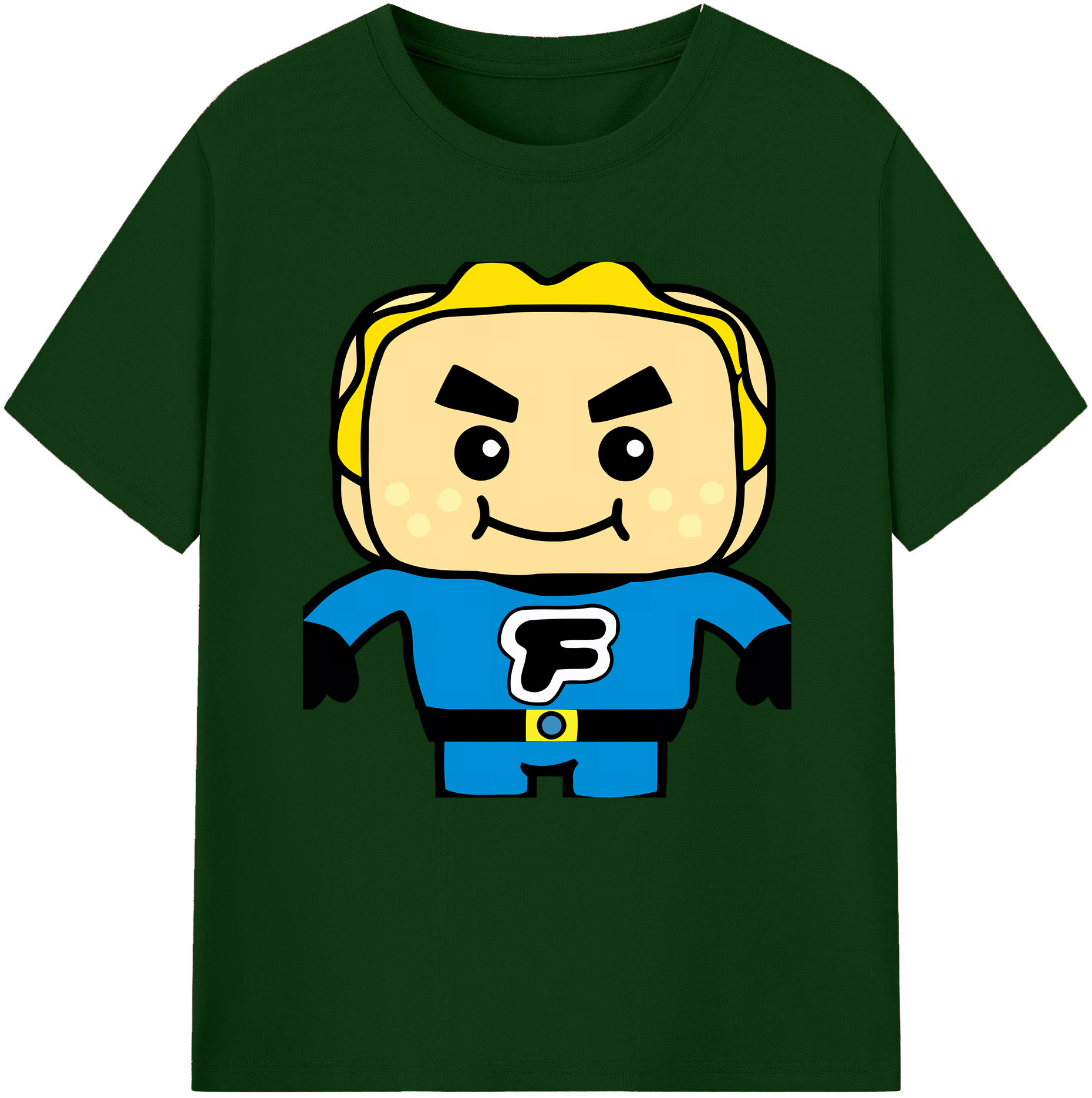 （画像用） アンパンマン Anpanman 綿100％半袖Tシャツ（フロントプリント）